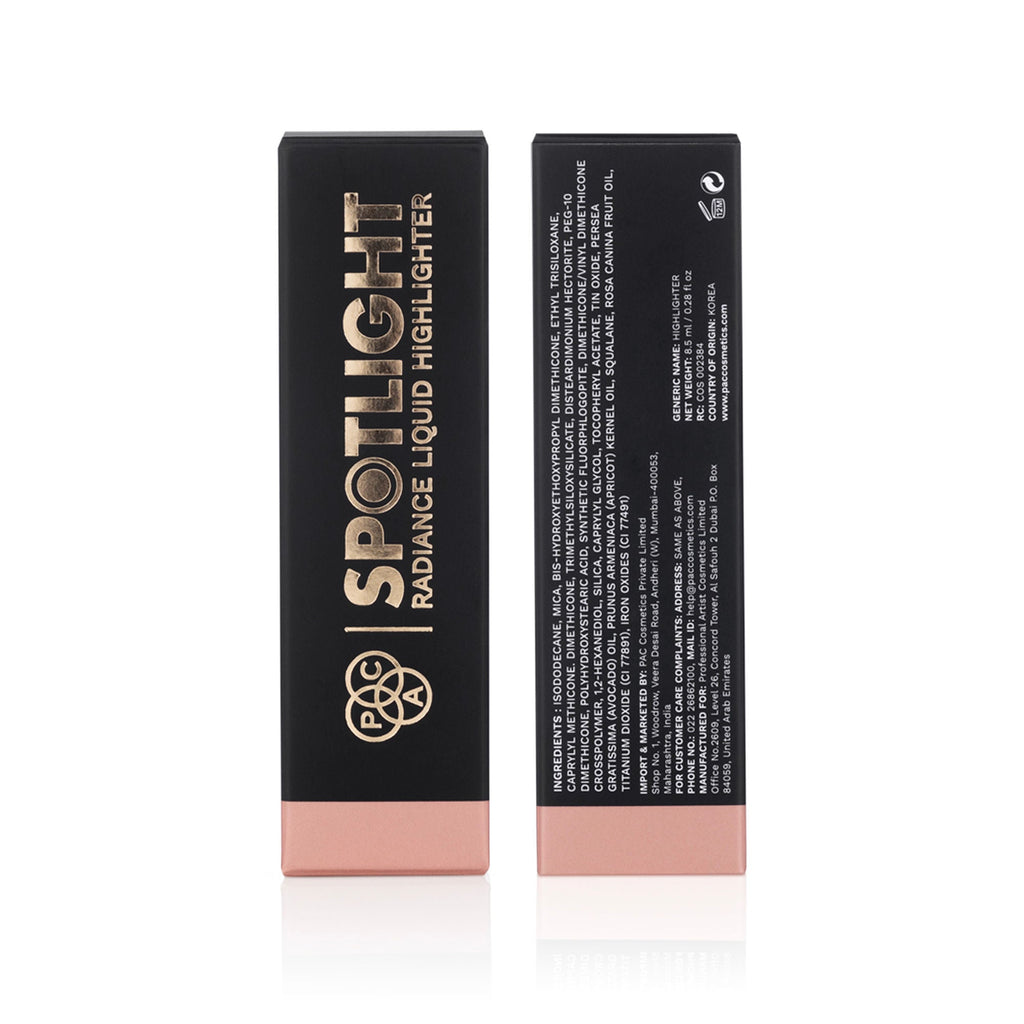 PAC Studio Spotlight Radiance Liquid Highlighter - Rose Gold | Grocsy