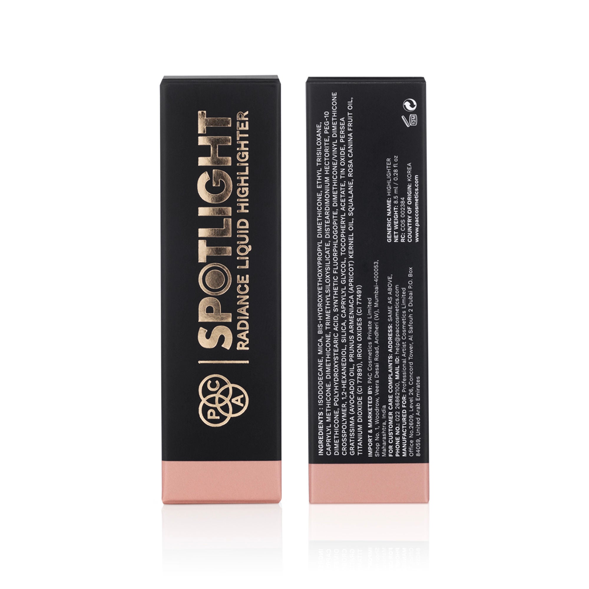 PAC Studio Spotlight Radiance Liquid Highlighter - Rose Gold | Grocsy