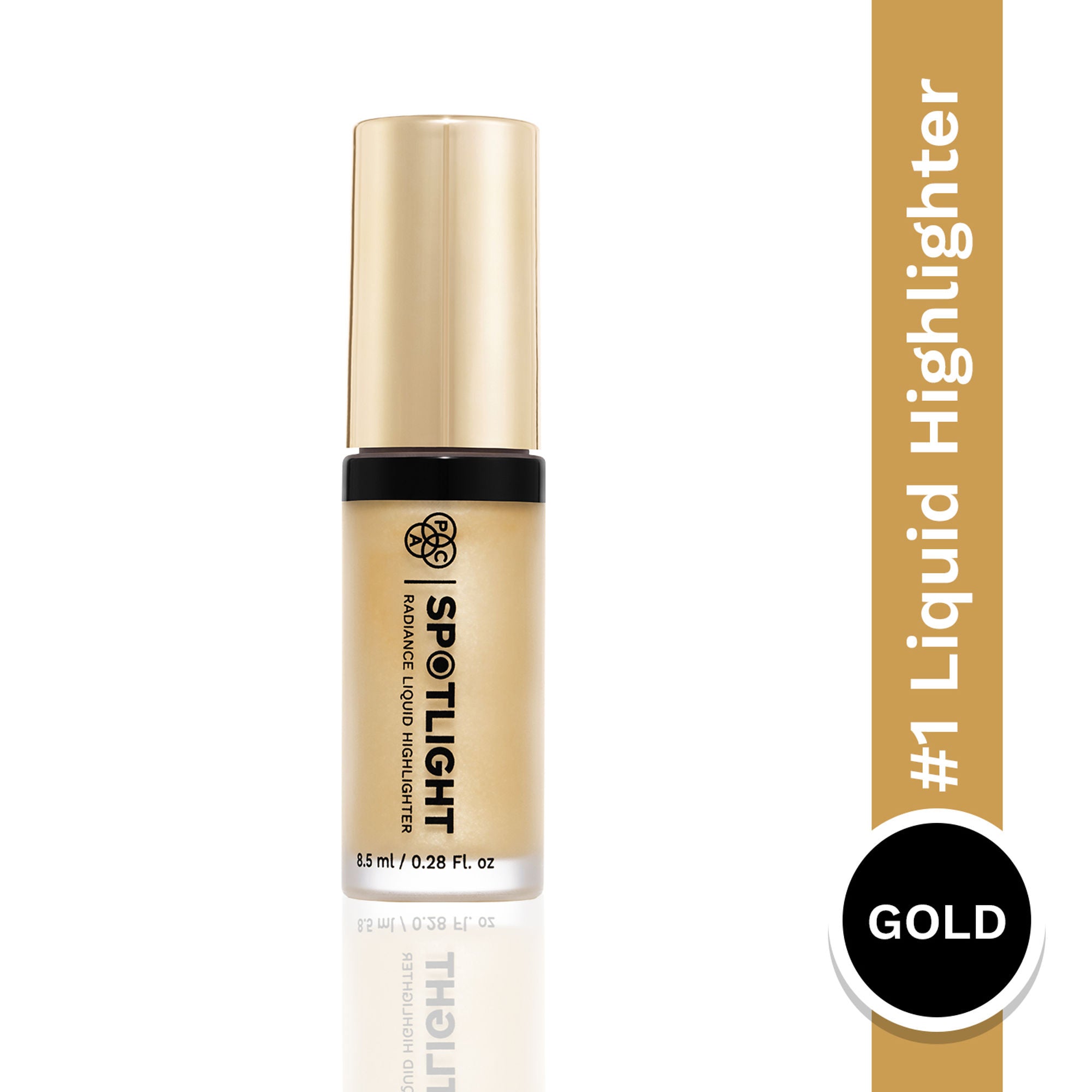 PAC Studio Spotlight Radiance Liquid Highlighter - Gold | Grocsy