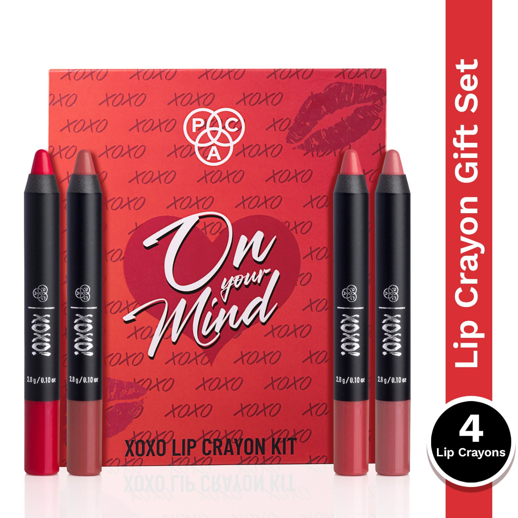 PAC Studio Xoxo Lip Crayon Kit - On Your Mind | Grocsy