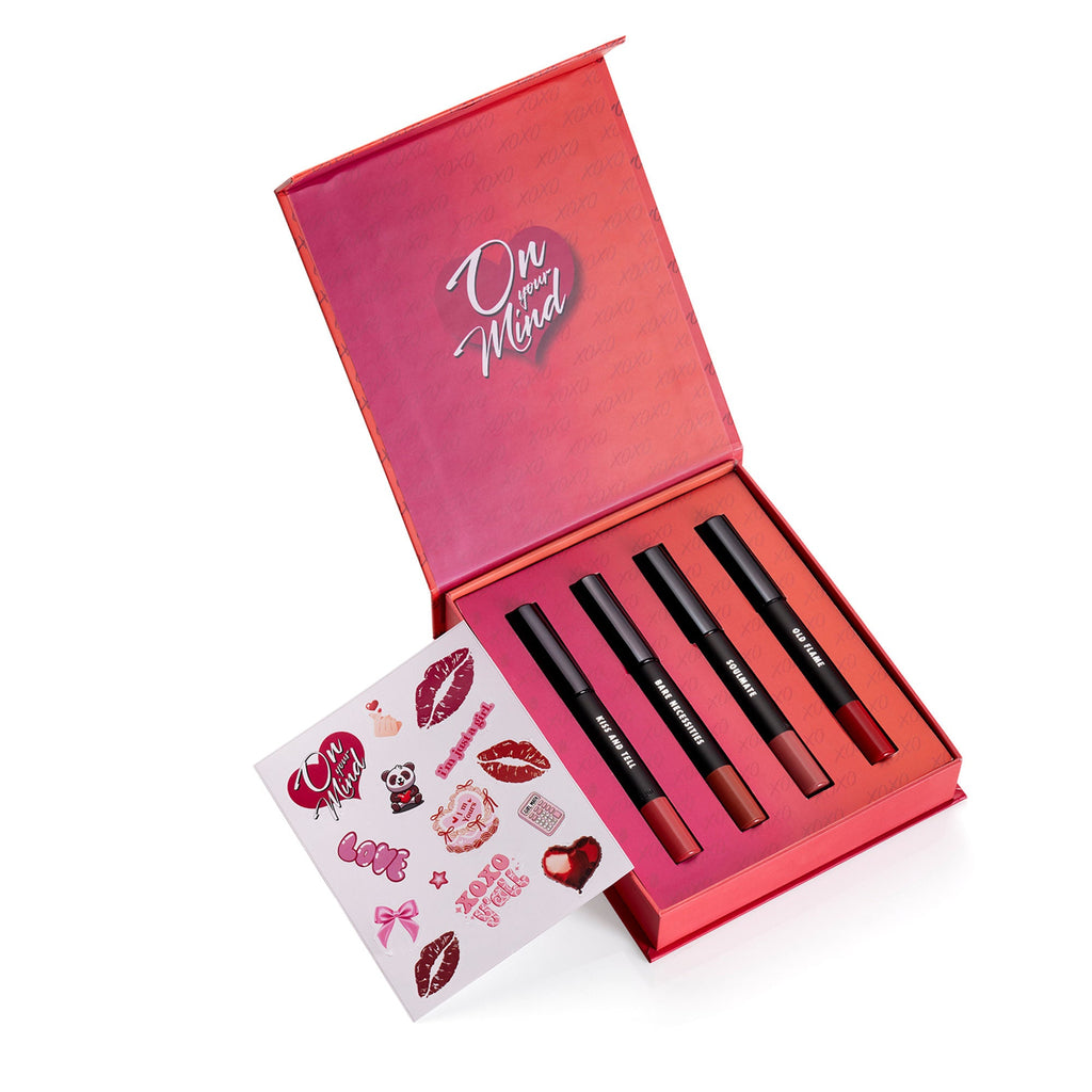 PAC Studio Xoxo Lip Crayon Kit - On Your Mind | Grocsy
