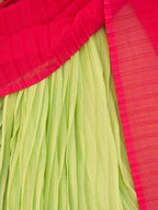 Tikhi Imli Georgette Half and Half Saree | Grocsy