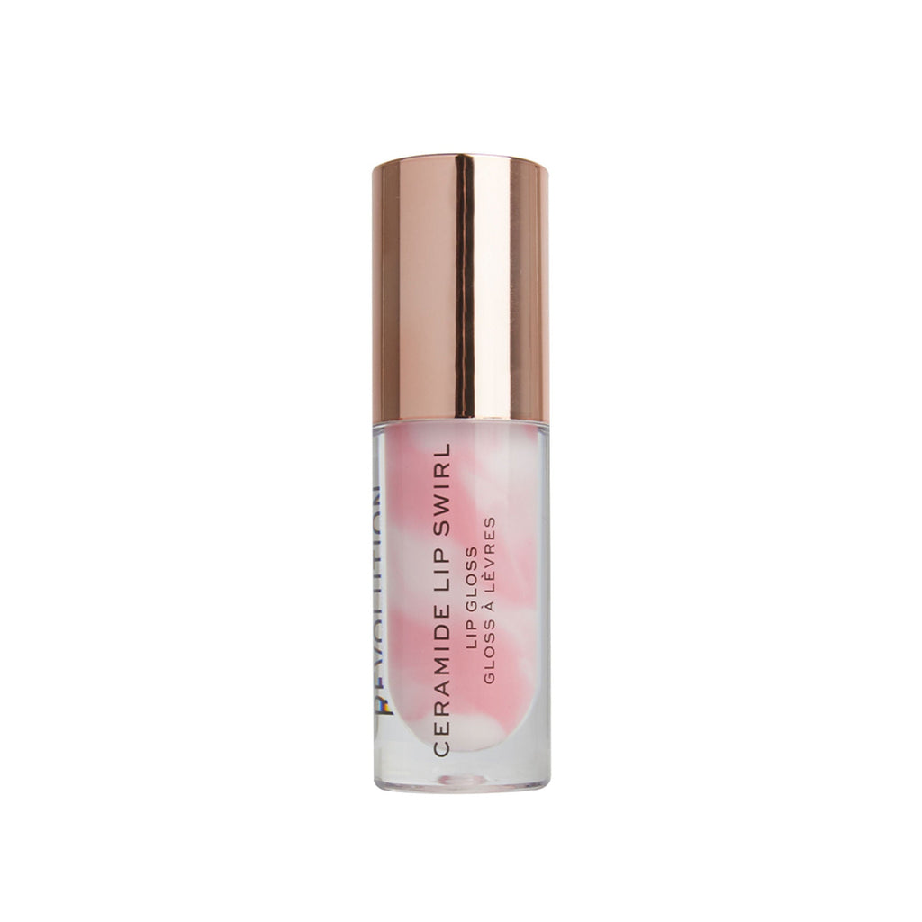 Makeup Revolution Ceramide Swirl Lip - Gloss Clear | Grocsy