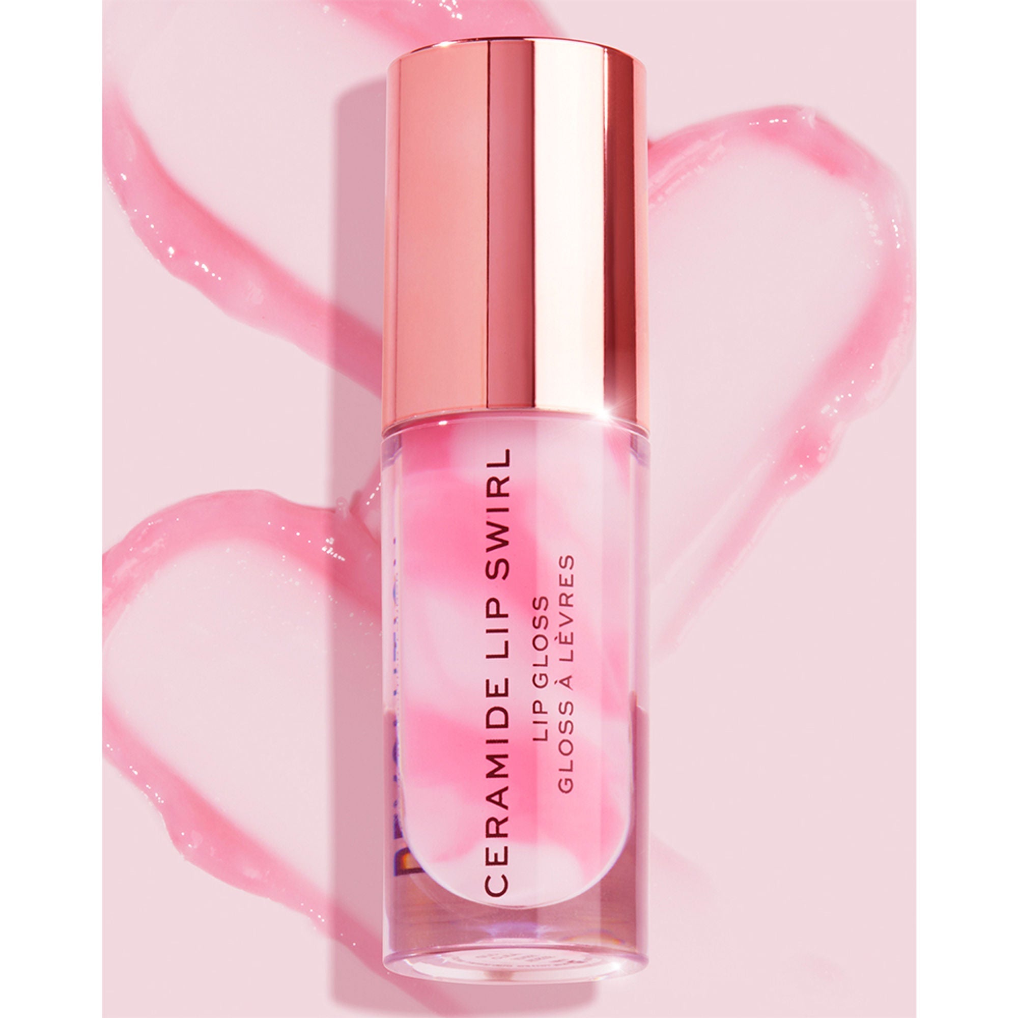 Makeup Revolution Ceramide Swirl Lip - Gloss Clear | Grocsy