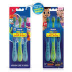 Oral-B Kids Toothbrush - Extra Soft (Pack of 3) | Grocsy