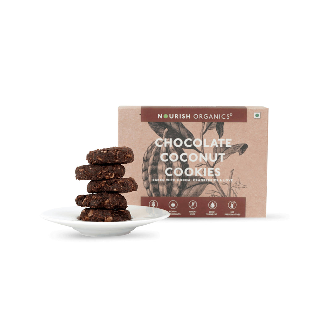 Nourish Organics Chocolate Coconut Cookies | Grocsy