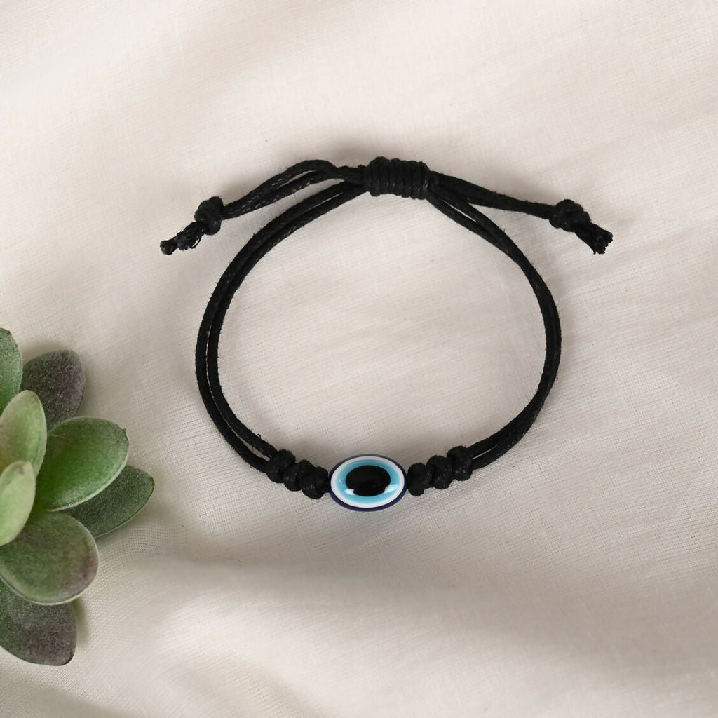 NVR Men & Women Evil Eye Adjustable Bracelet | Grocsy