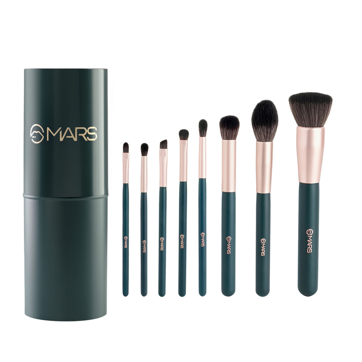 MARS Cosmetics Tools Of Titan Brush With Holder - Pack Of 8 | Grocsy