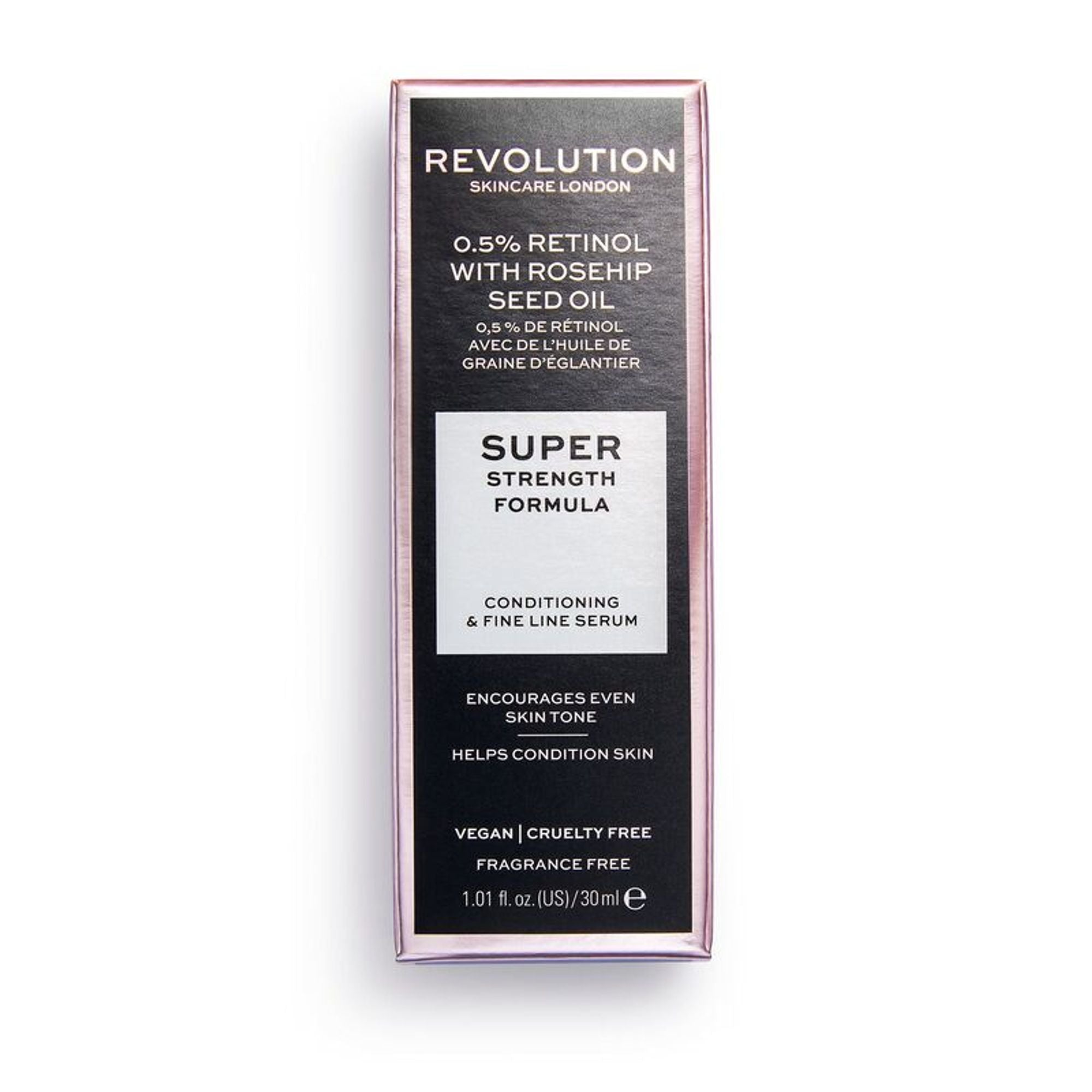 Makeup Revolution Skincare 0.5% Retinol Super Serum With Rosehip Seed Oil | Grocsy