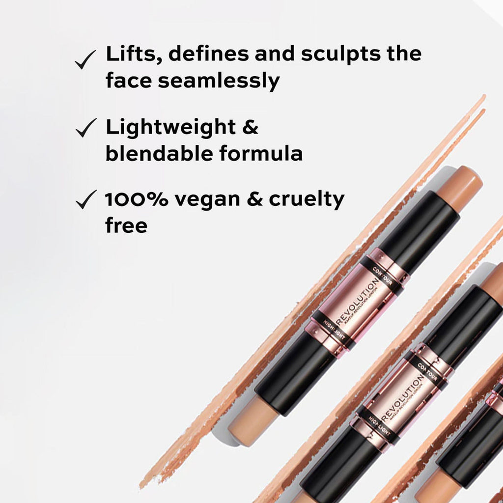 Makeup Revolution Fast Base Contour Stick - Dark | Grocsy