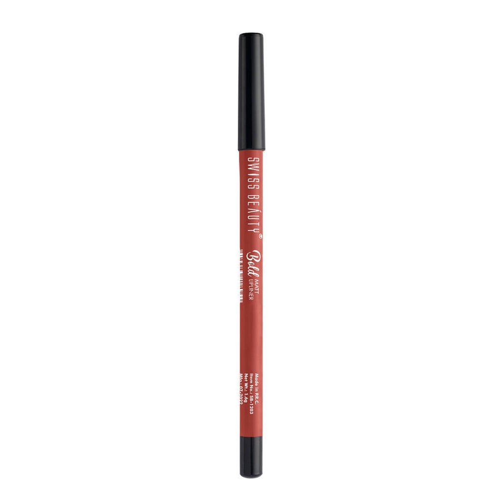 Swiss Beauty Bold Matt Lip Liner Pencil, Long-lasting , Matte Finish , Non-Drying - 14 Bobby Brown | Grocsy