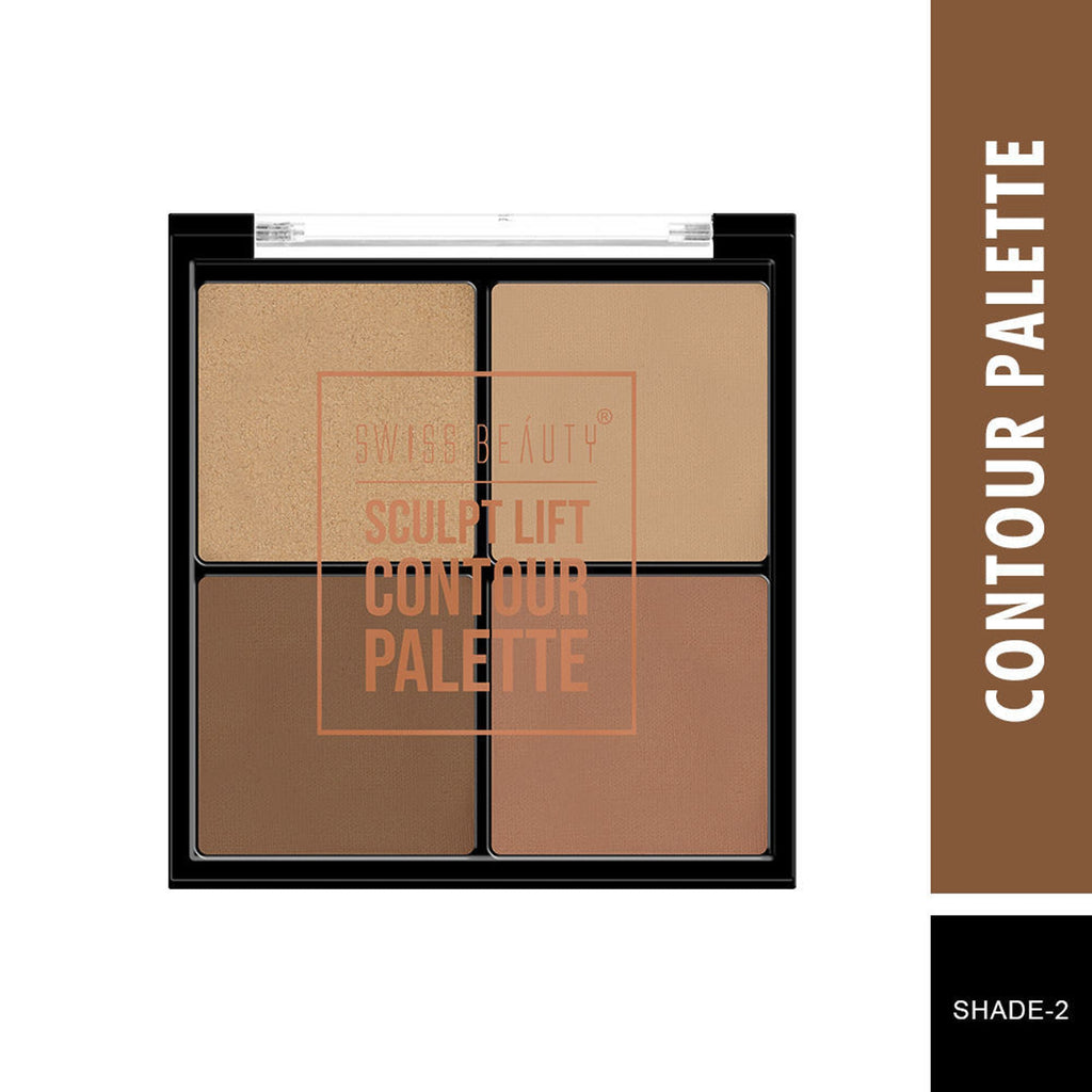 Swiss Beauty Sculpt Lift Contour Palette - 2 | Grocsy