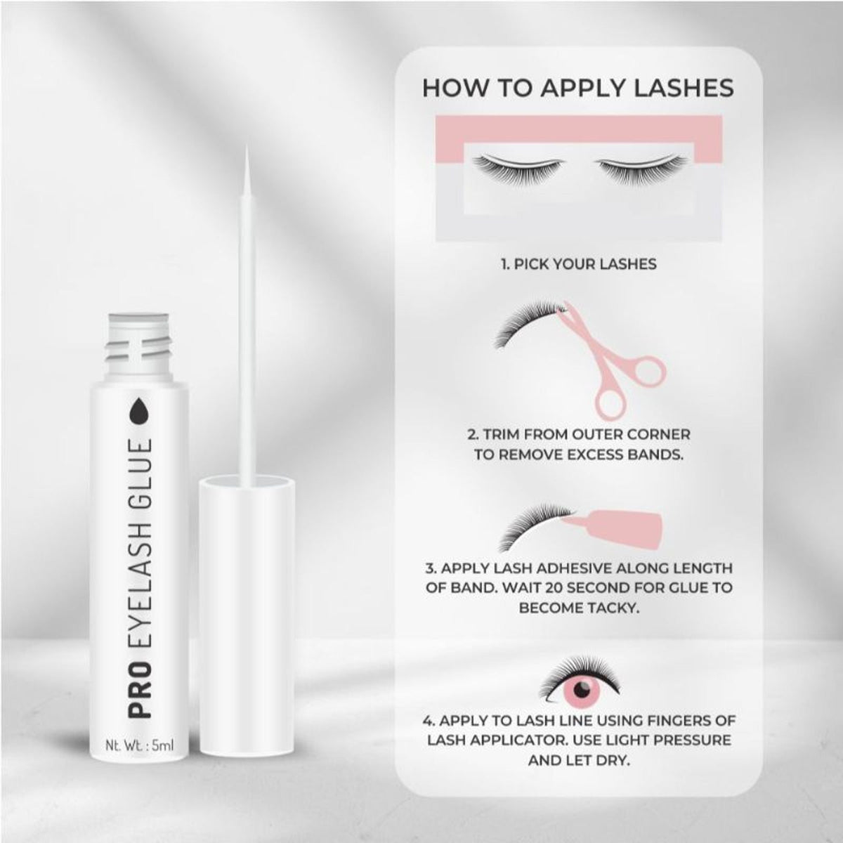 Swiss Beauty Pro Eyelash Glue - White | Grocsy