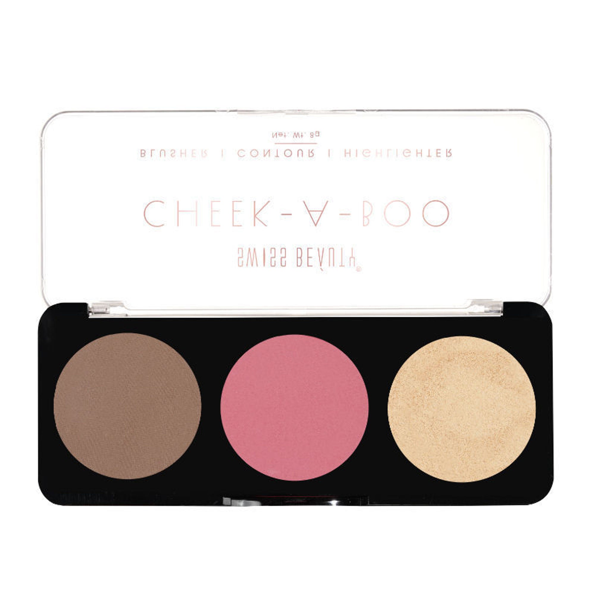 Swiss Beauty Cheek-A-Boo 3 In One Blushe Contour And Highlighter - 3 | Grocsy