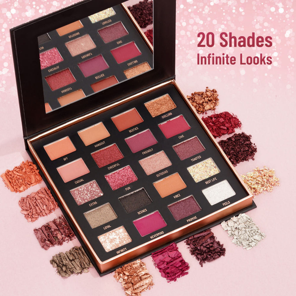 Swiss Beauty Power Stage Eyeshadow Palette - 01 Mystic Glam | Grocsy
