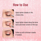 Swiss Beauty Power Stage Eyeshadow Palette - 01 Mystic Glam | Grocsy