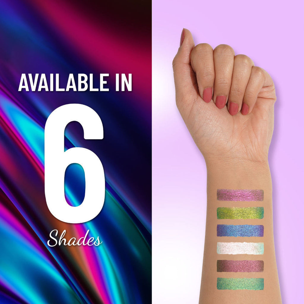 Swiss Beauty Holographic Eyeliner , Multi Chrome Effect , Water -Proof ,Smudge Proof - 4 Nebula | Grocsy
