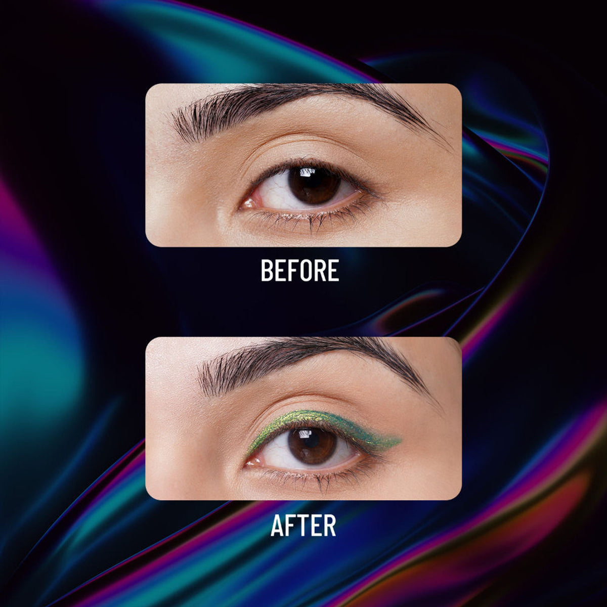 Swiss Beauty Holographic Eyeliner , Multi Chrome Effect , Water -Proof ,Smudge Proof - 5 Meteor | Grocsy