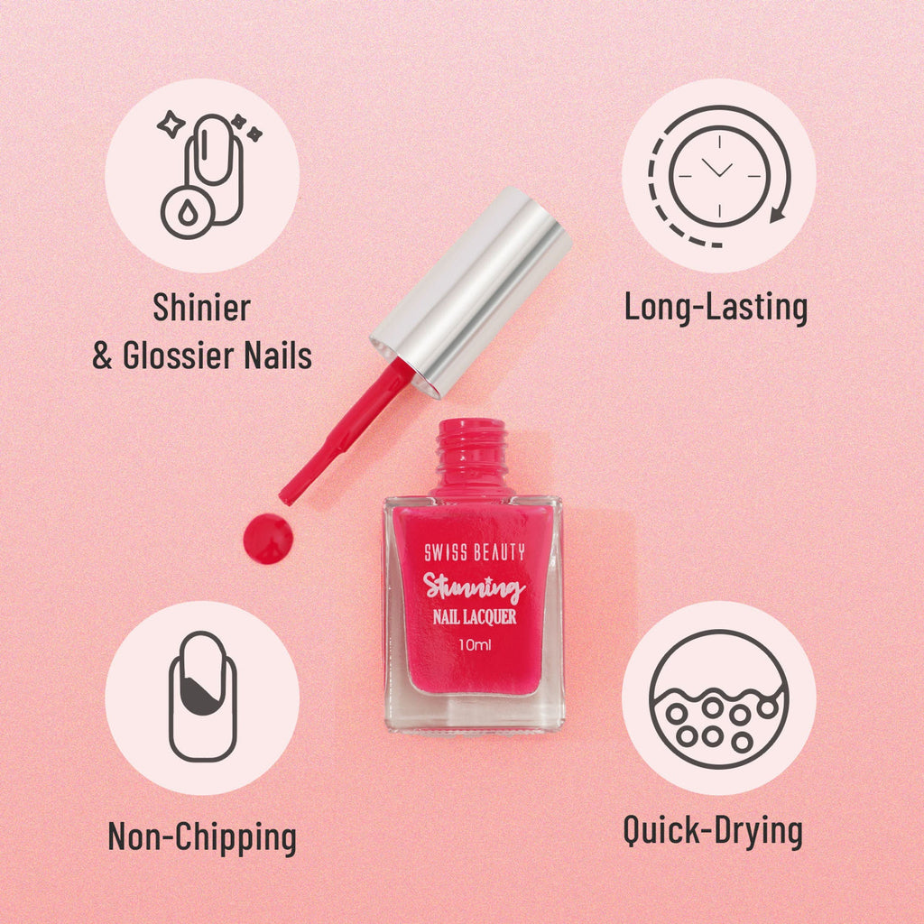 Swiss Beauty Stunning Nail Lacquer - 73 Creamy Dreamy | Grocsy