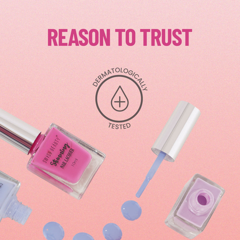 Swiss Beauty Stunning Nail Lacquer - 78 Deep Mauve | Grocsy