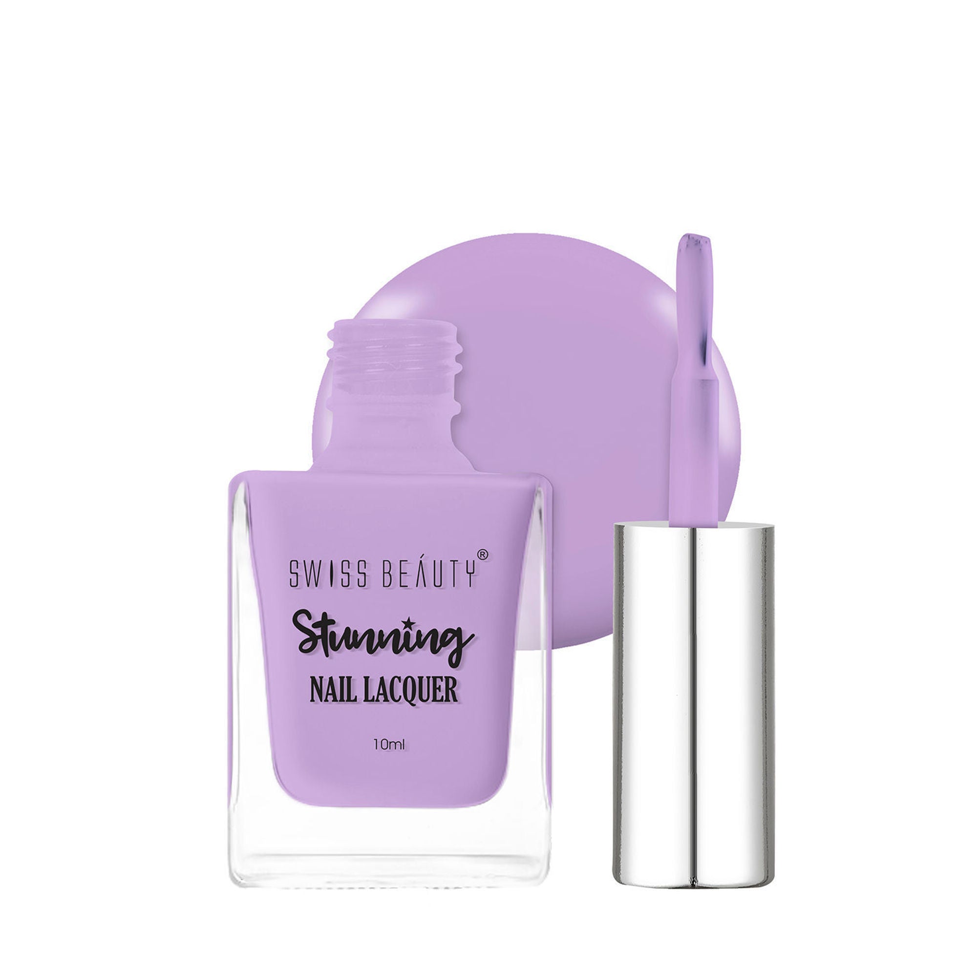 Swiss Beauty Stunning Nail Lacquer - 90 Royal Lavender | Grocsy