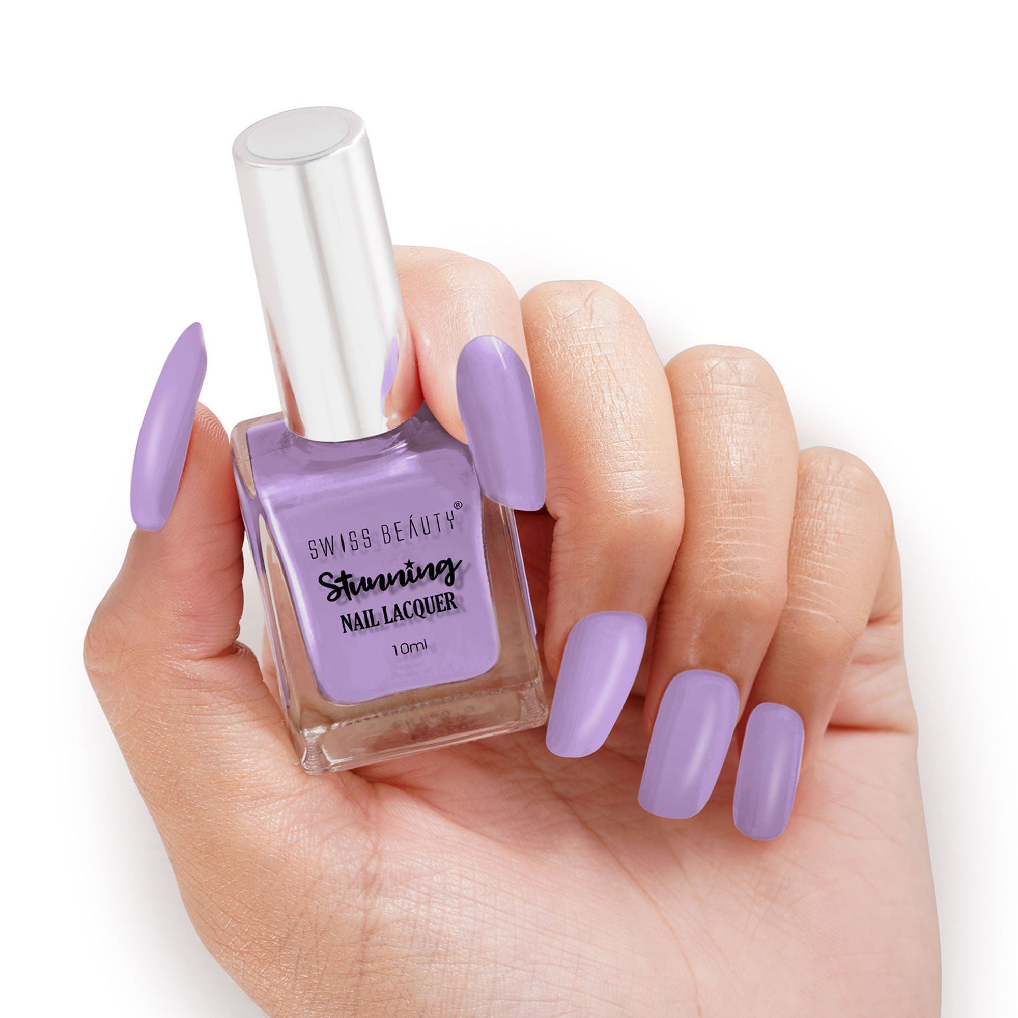Swiss Beauty Stunning Nail Lacquer - 90 Royal Lavender | Grocsy
