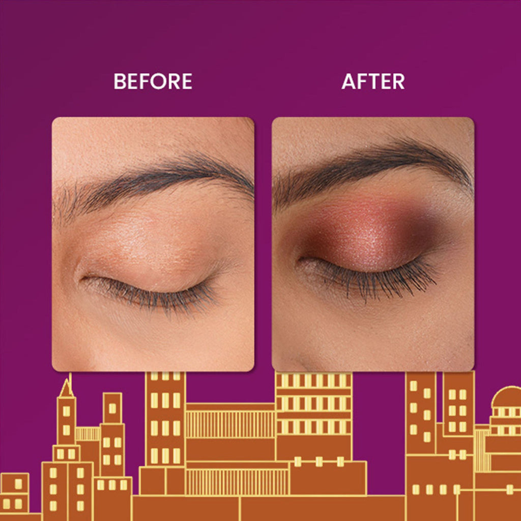 Swiss Beauty Bae Town 12-In-1 Comes Eyeshadow Palette With Eye Brush - 01 Lover Girl | Grocsy