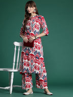 Indo Era Ethnic Motifs Printed Kurta with Palazzos | Grocsy