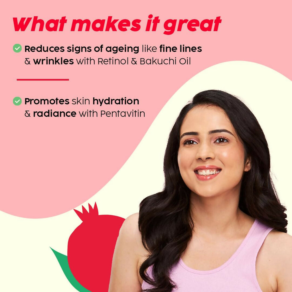 PLIX The Plant Fix 0.6% Retinol Face Serum and 1.20% Retinol Night Cream with Bakuchi Oil | Grocsy