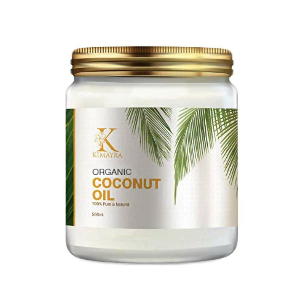 Kimayra World Organic Cold Pressed Coconut Oil with Natural Aroma of Coconut Oil for Hair & Dry Skin | Grocsy