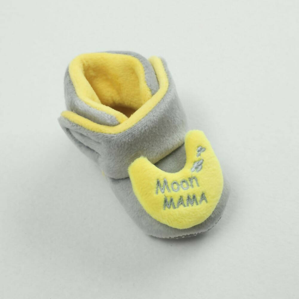 Tiny Bugs For Boys & Girls Baby Winter Booties - Grey | Grocsy