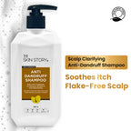 The Skin Story Anti Dandruff Deep Ceansing Shampoo Calms & Soothes Scalp With Saniscalp & Argan Oil | Grocsy