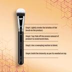 Miss Claire M38 - Application Brush - Chrome | Grocsy