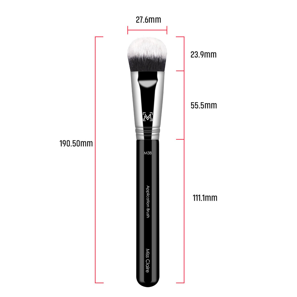 Miss Claire M38 - Application Brush - Chrome | Grocsy