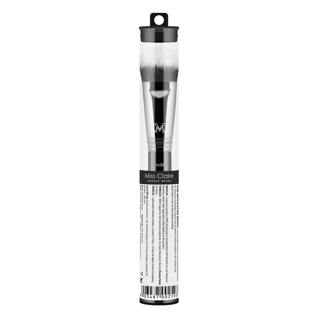 Miss Claire M38 - Application Brush - Chrome | Grocsy