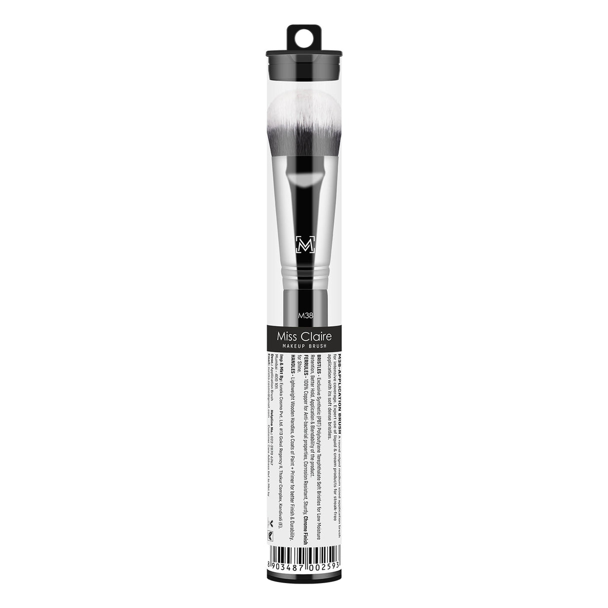 Miss Claire M38 - Application Brush - Chrome | Grocsy