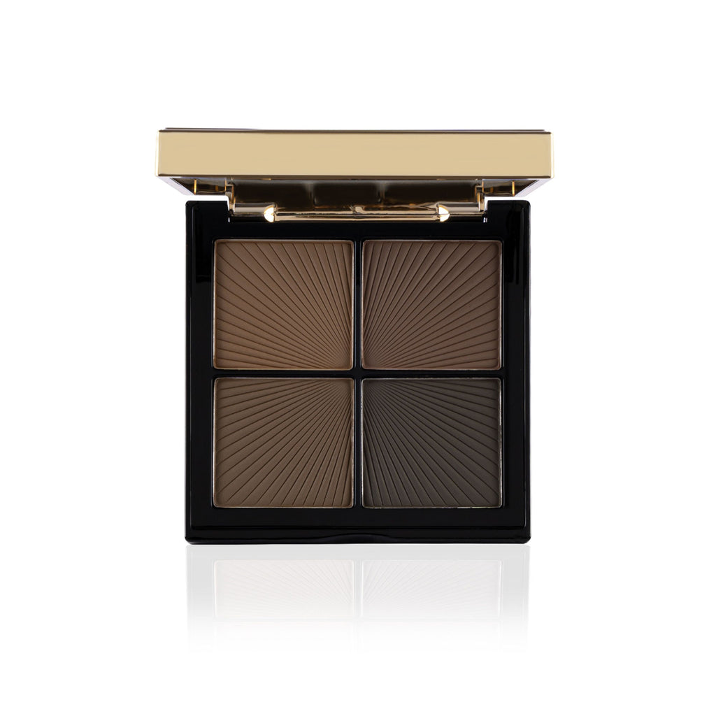PAC Studio Spotlight Eyebrow Palette X4 - Longlasting Micro Fine Powder Formula, Pigmented Natural Shades | Grocsy