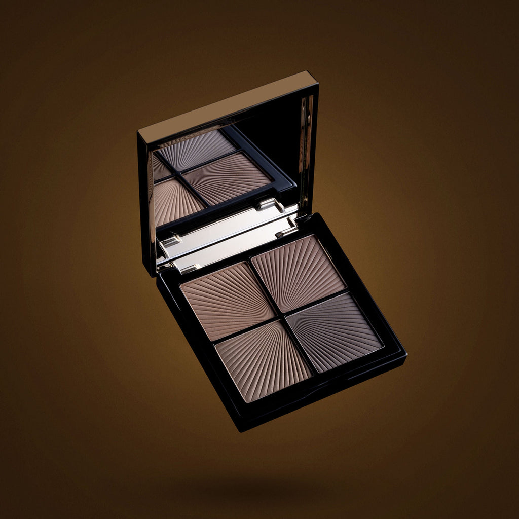PAC Studio Spotlight Eyebrow Palette X4 - Longlasting Micro Fine Powder Formula, Pigmented Natural Shades | Grocsy