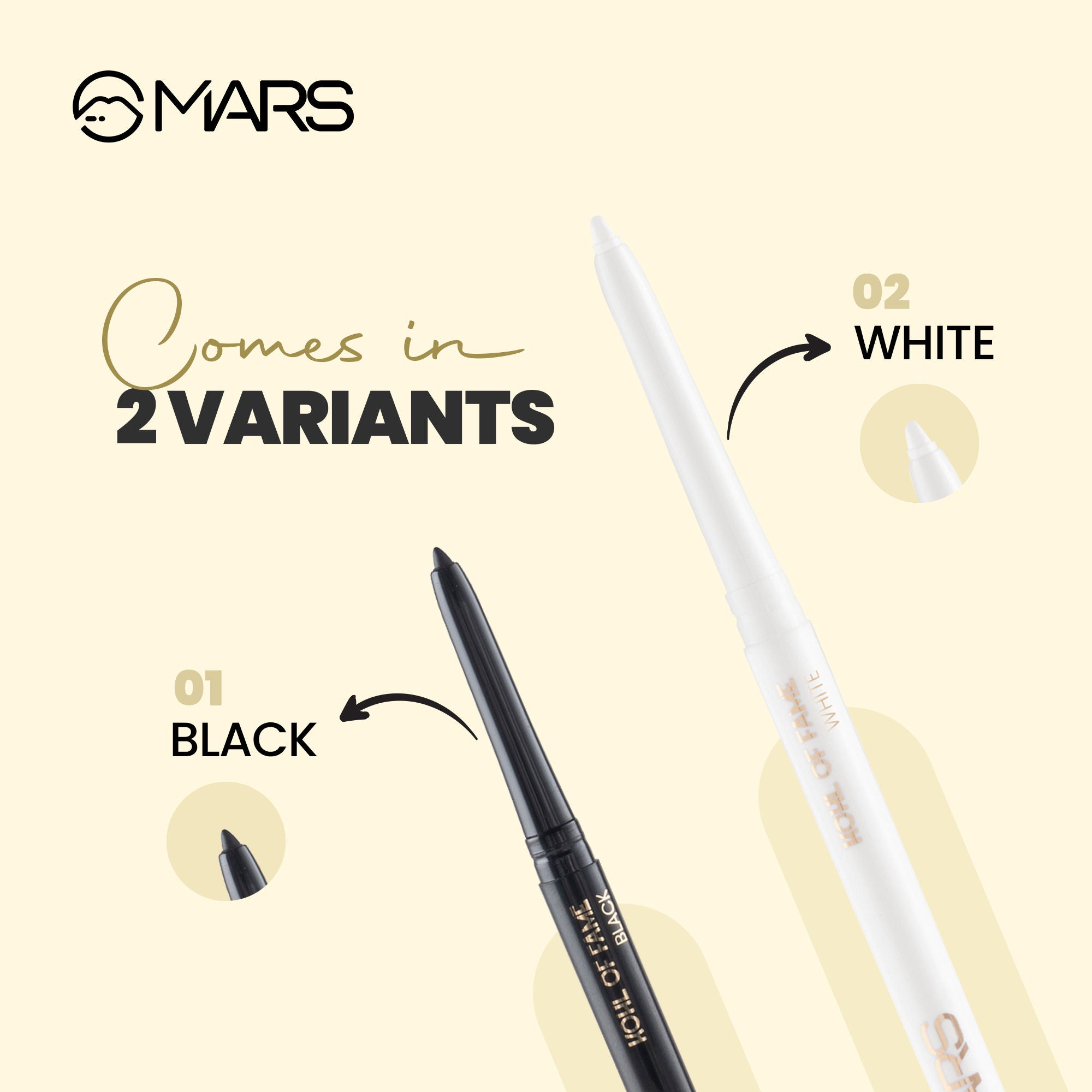 MARS Cosmetics Kohl Of Fame Kajal - Black | Grocsy