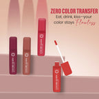 Colors Queen Zero Color Transfer Liquid Lipstick - Retro Red | Grocsy