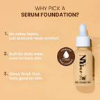 NY Bae 3 IN 1 Serum Foundation - Cool Toffee 11 | Grocsy