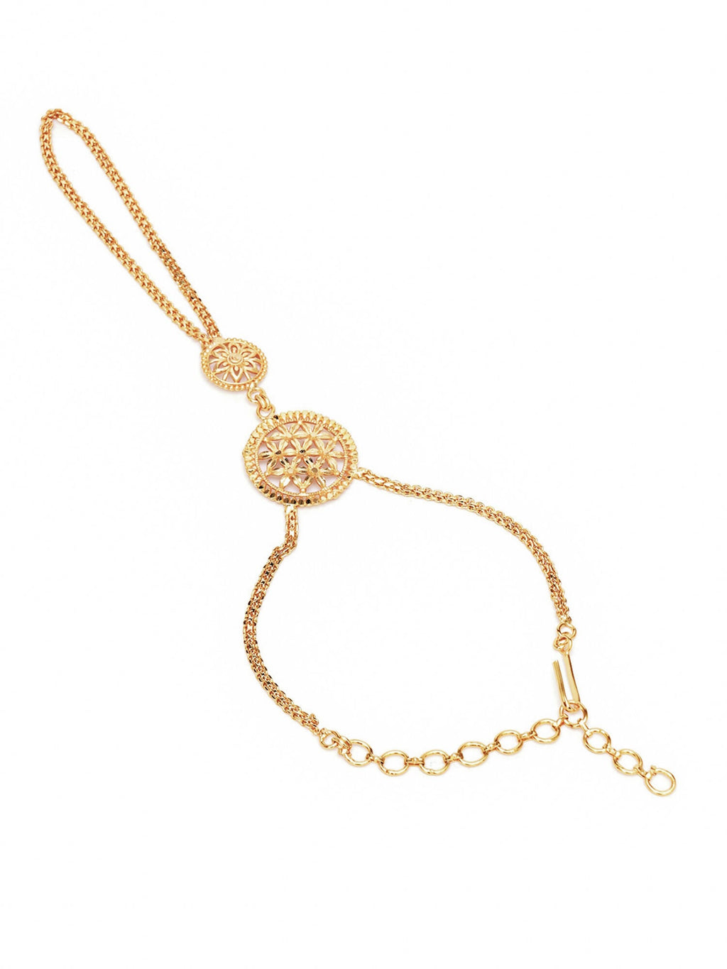 Golden Haathphool (Gold) - Ruby Raang | Grocsy