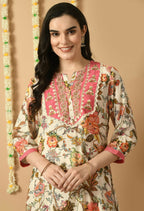 Joban Fashion White Maslin Kurta Set | Grocsy