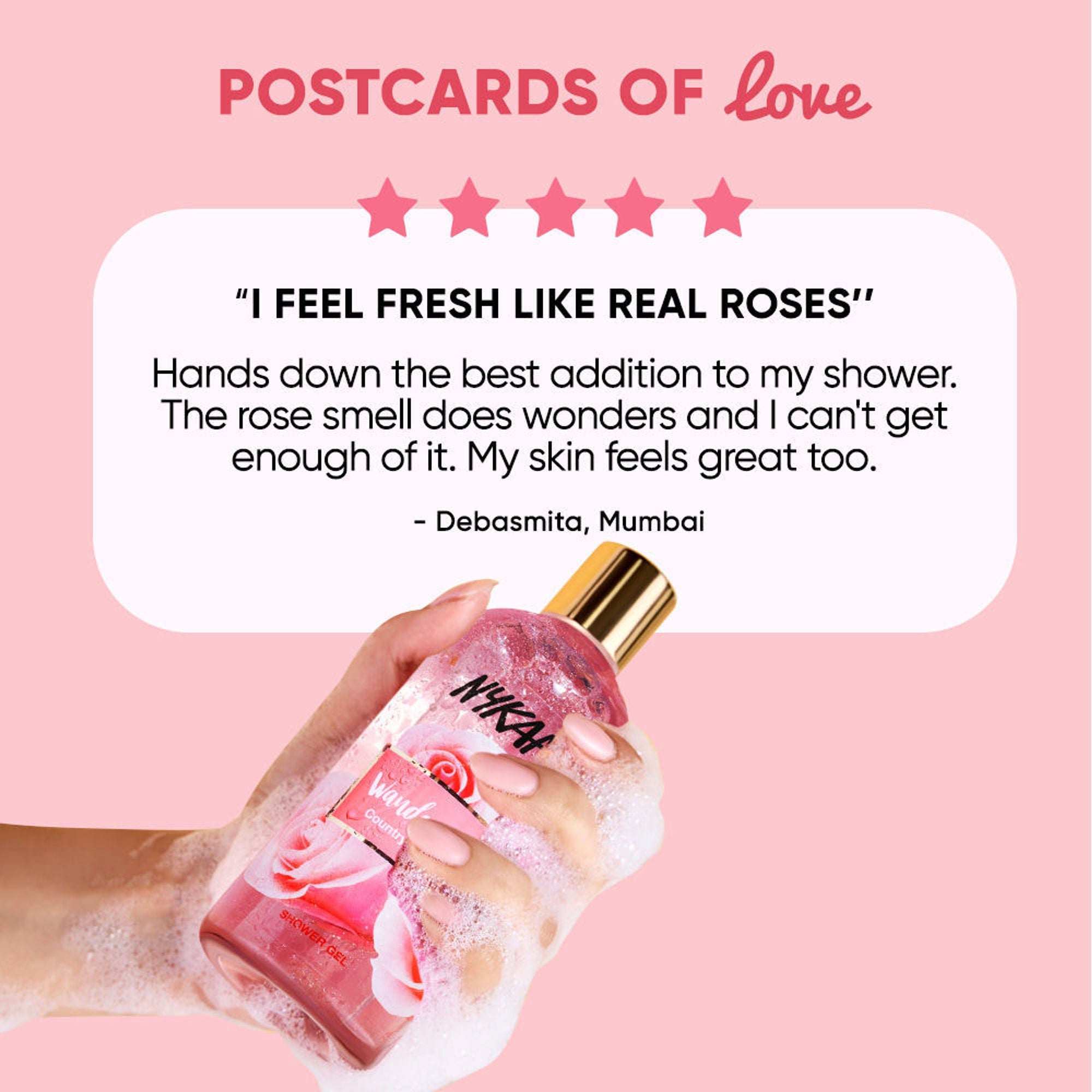 Wanderlust Shower Gels - Country Rose | Grocsy