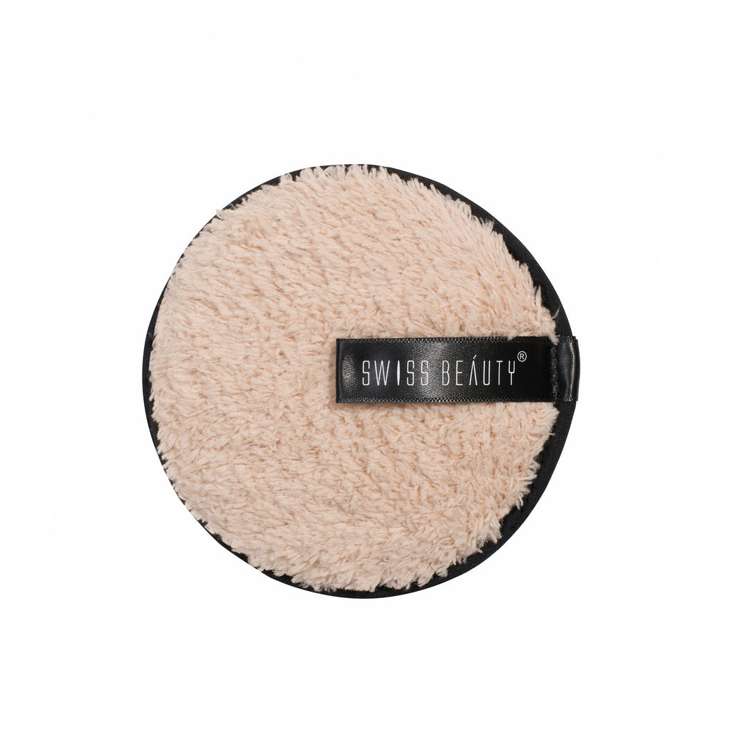 Swiss Beauty Soft & Gentle Cleansing Reusable Makeup Remover Pad - 8904409713191_cream | Grocsy