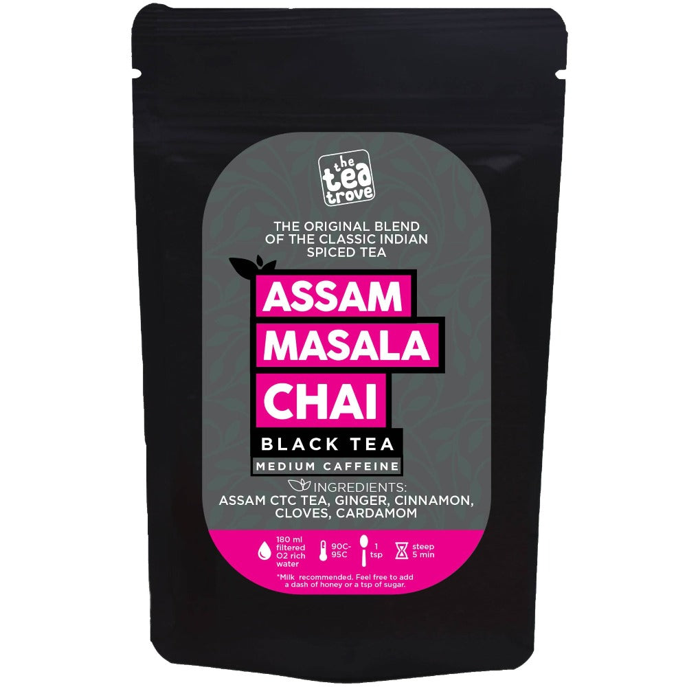 The Tea Trove - Assam Masala Chai Black Tea | Grocsy