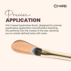 MARS Cosmetics Artist's Arsenal Professional Flat Crease Brush - Golden | Grocsy