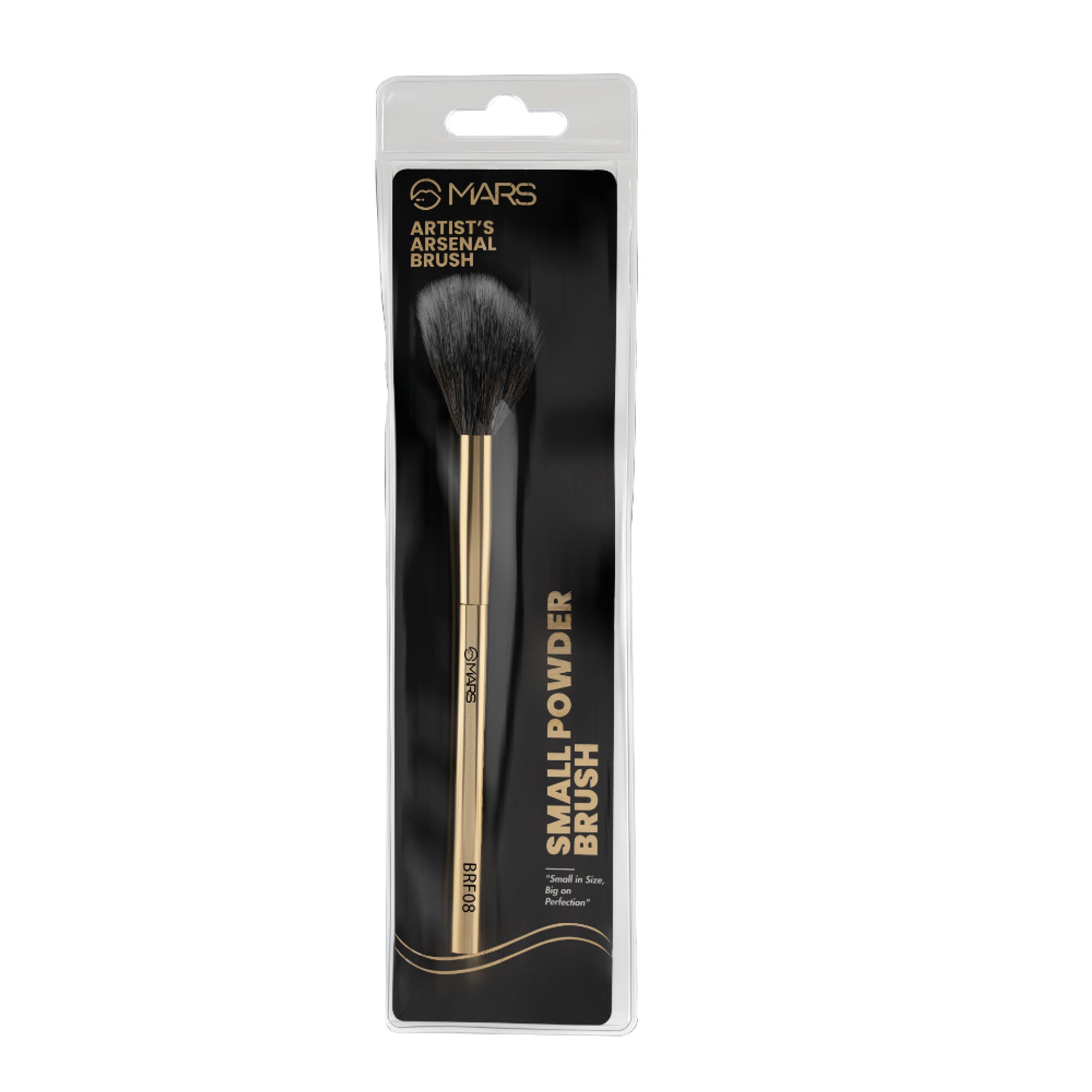 MARS Cosmetics Artist's Arsenal Professional Small Powder Golden Brush BRF-08 | Grocsy