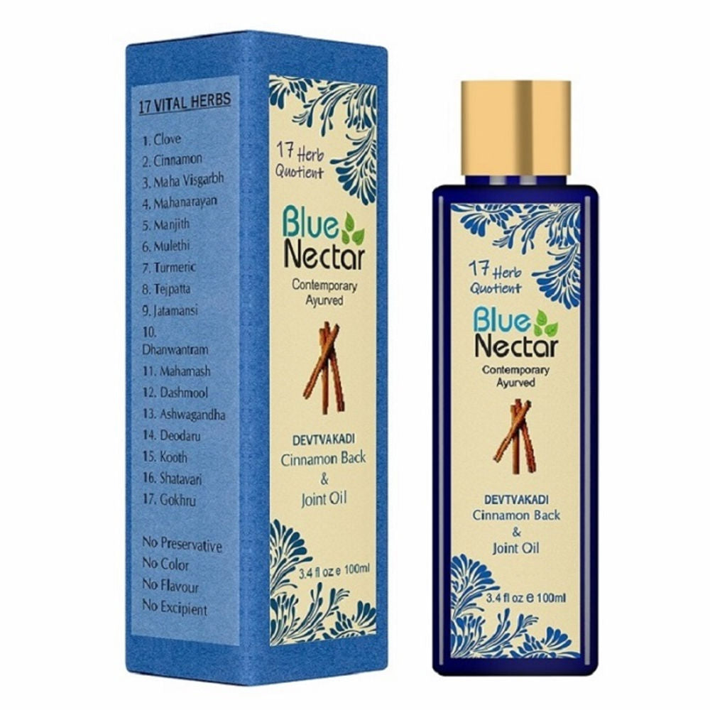 Blue Nectar Devtvakadi Cinnamon Back & Joint Oil | Grocsy