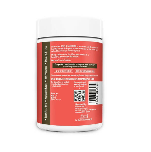 Nutrisouk Solo XL-Arginine Tablets | Grocsy